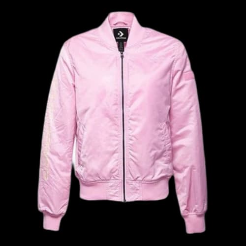 Converse Casual Sports Short Stand Collar Jacket Cherry Pink (Women's)