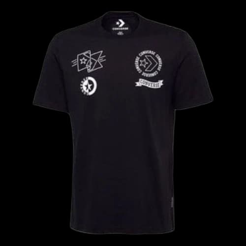 Converse Multi Logo T-Shirt 'Black'