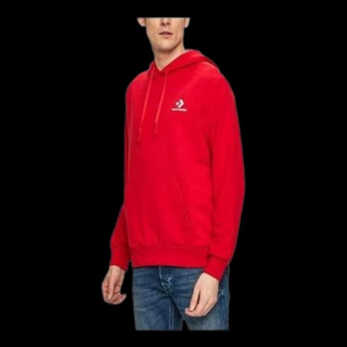 Converse Star Chevron Embroidered Pullover Sweatshirt 'Red'