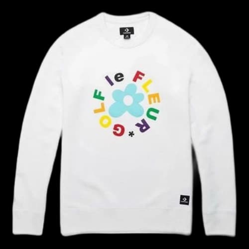 Converse x Golf Le Fleur Crew Sweatshirt 'White'