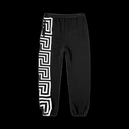 Versace Greca Sweatpants 'Black/White'