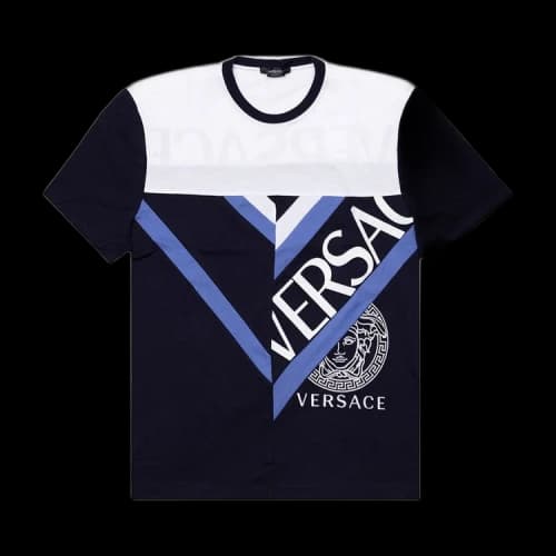 Versace Logo T-Shirt 'Black White'