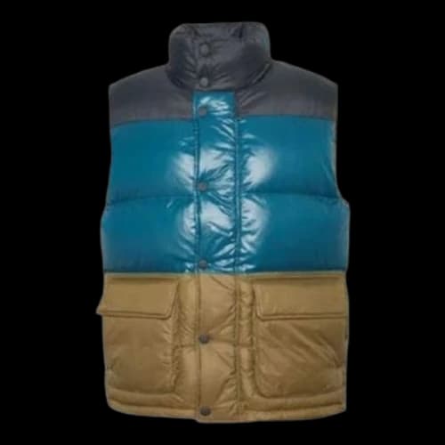 Converse Down Quilted Vest 'Olive Metallic Green'