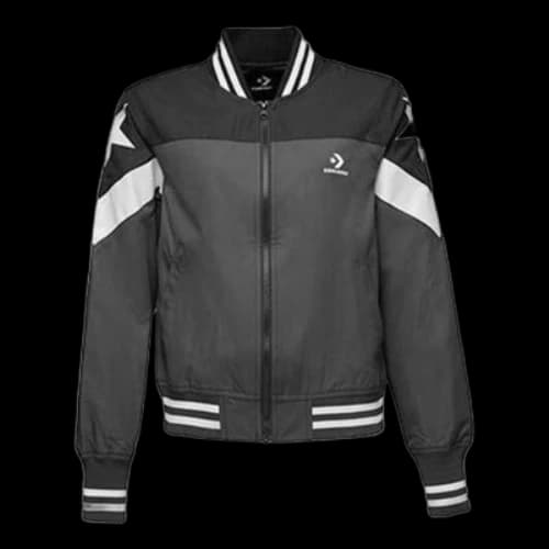 Converse Non-Padded Baseball Bomber 'Grey White Black' (Women's)