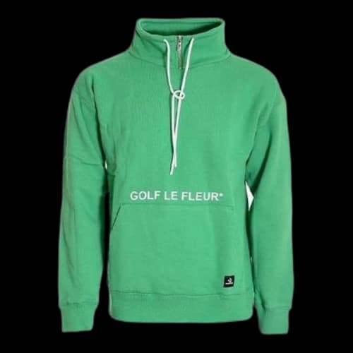 Converse x Golf Le Fleur Quarter Zip Pullover Sweatshirt 'Green'