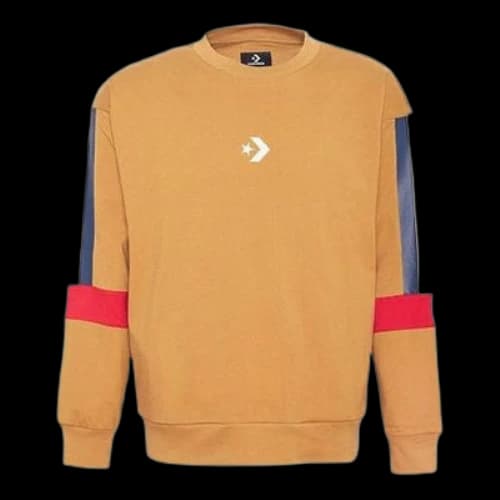 Converse LW Contrast Panel Sweatshirt 'Brown'