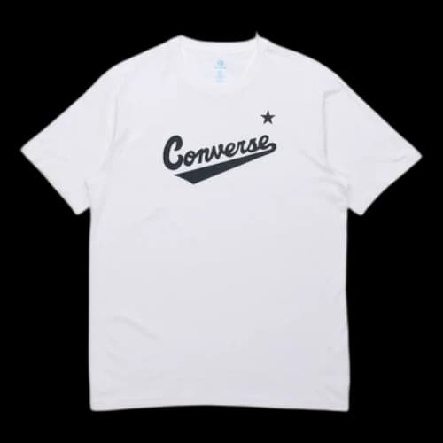 Converse Classic Alphabet Pattern Short Sleeve White