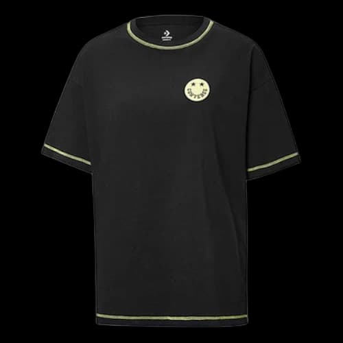 Converse Sports Loose Casual Short Sleeve Black