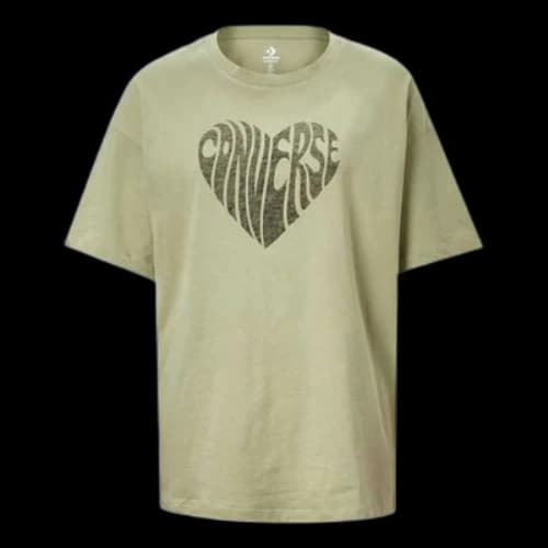 Converse Love Printing Sports Gray Green (Women's)