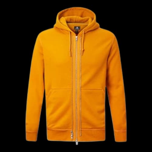 Converse Zipper hooded Cardigan Jacket Yellow