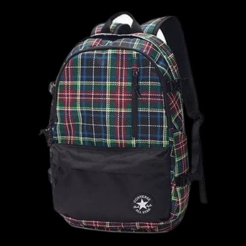 Converse Edge Backpack Plaid 'Black'
