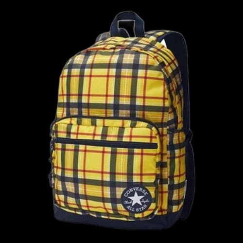 Converse Go 2 Plaid Backpack 'Yellow'