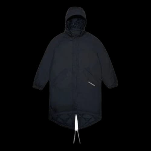Converse Down Long Trench Coat 'Black'
