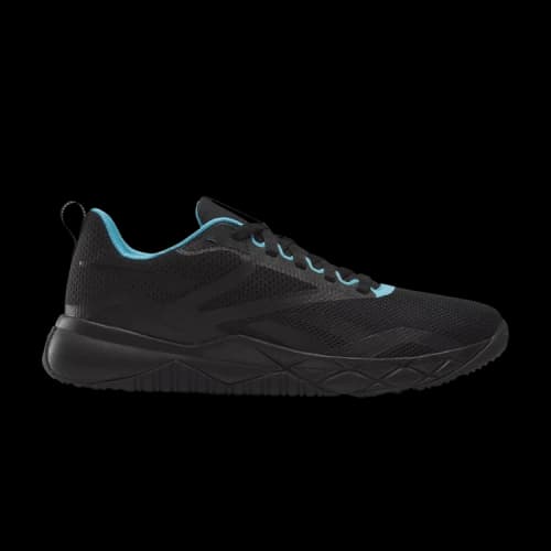 Reebok NFX Black Bold Cyan