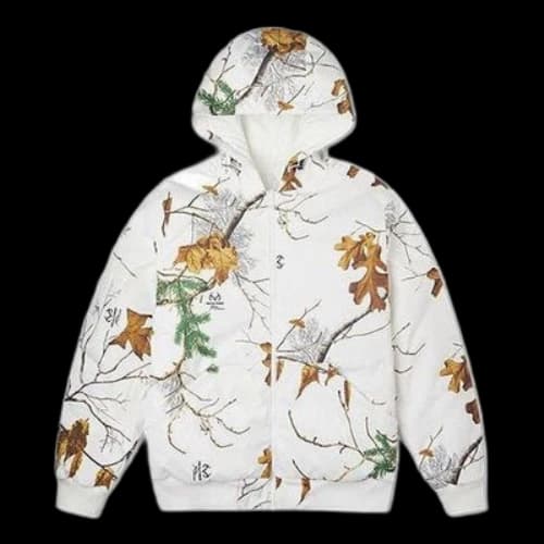 Converse Real Tree Reversible Jacket Leaves Printing 'Casual White'