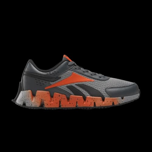 Reebok Zig Dynamica 2 Big Kid 'Grey Pump Orange'