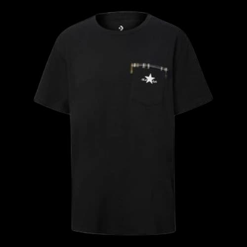 Converse Pocket Round Neck Short Sleeve Black (Women's)