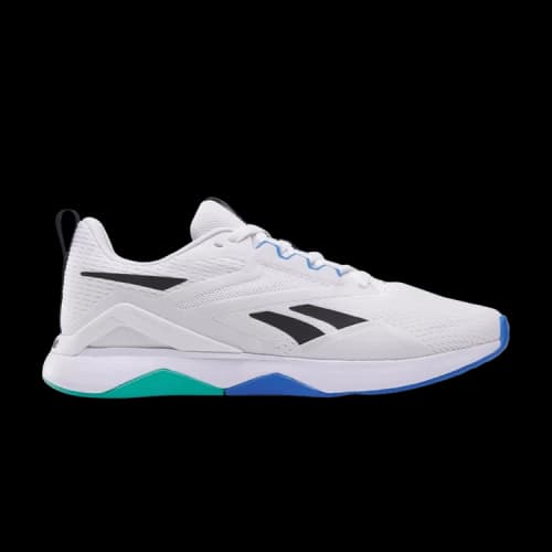 Reebok Nanoflex TR 2.0 White Black Unleashed Green