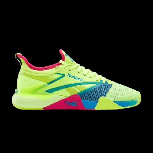 Reebok Nano Court Digital Lime Aqua Bold Pink