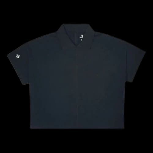 Converse Shapes Short Sleeve Polo Shirt 'Black'