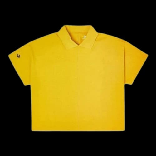 Converse Shapes Short Sleeve Polo Shirt 'Yellow'