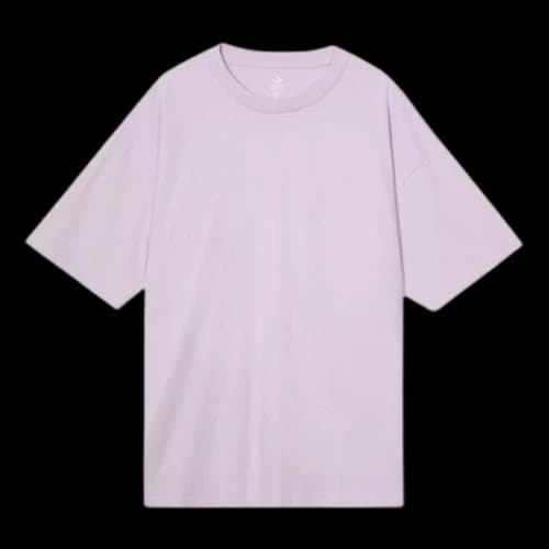 Converse Jack Purcell Washed Retro Loose Knit Short Sleeve Couple Style Purple