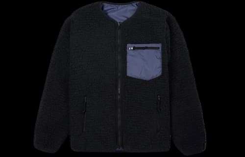 Converse Reversible polar fleece Stay Warm Jacket Couple Style Black