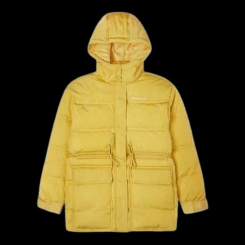 Converse Cargo Hooded Down Jacket 'Yellow' (Women's)