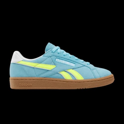 Reebok Club C Grounds UK 'Digital Blue Solar Acid Yellow Gum' (Women's)