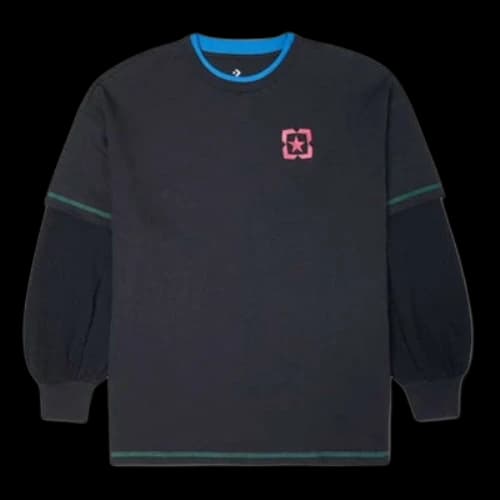 Converse Logo Printed Sweater 'Black Blue'