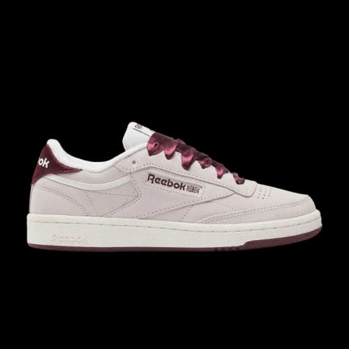Reebok Club C 85 'Luxe Grey/Black Cherry/Chalk' (Women's)