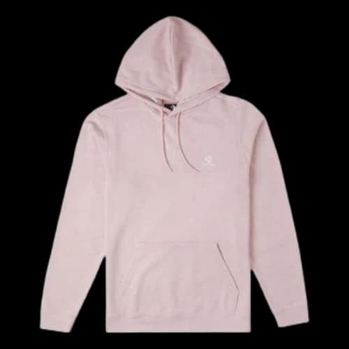 Converse Go-To Embroidered Star Chevron Standard-Fit Pullover Hoodie 'Pink Sage'