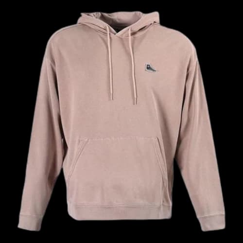 Converse Go-To Chuck Taylor Sneaker Patch Loose Fit Hoodie 'Stone Mauve'
