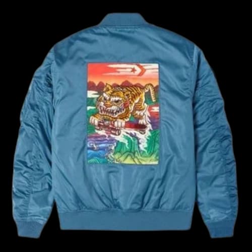Converse CNY Tiger Bomber Jacket 'Blue Multi'