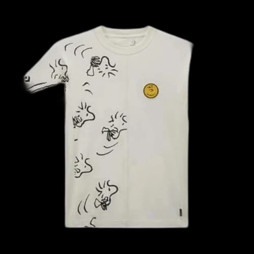 Converse x Peanuts Shapes T-Shirt 'Beige'