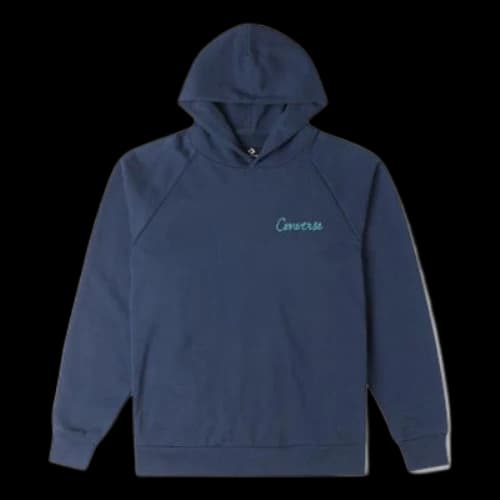 Converse Raglan Elevated Hoodie 'Navy'