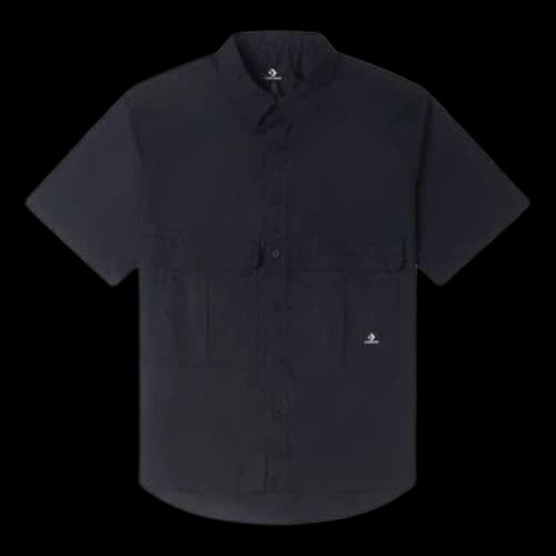 Converse Elevated Woven Top 'Black'