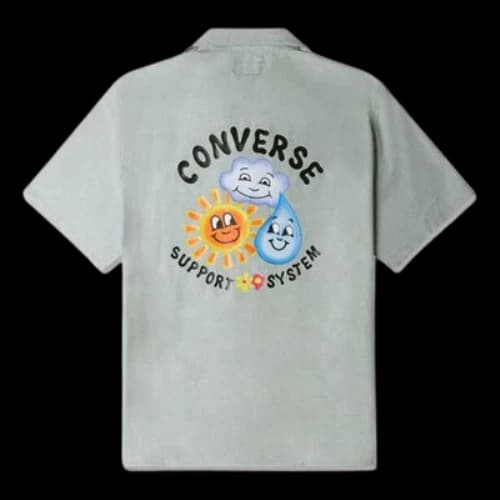 Converse Skate Woven Polo Shirt 'Alligator Friend'