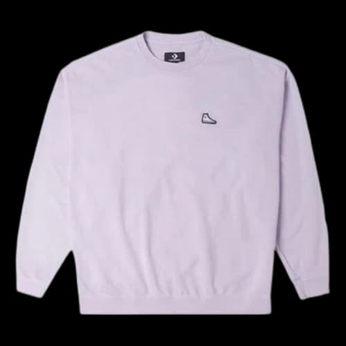 Converse Sneakers Patch Loose Fit Sweatshirt 'Light Purple'
