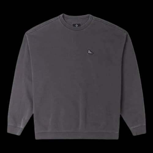Converse Chuck Taylor Sneakers Patch Loose Fit Sweatshirt 'Black'