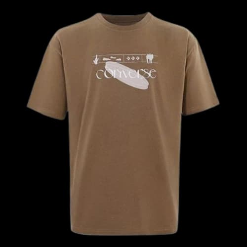 Converse Logo T-Shirt 'Brown'