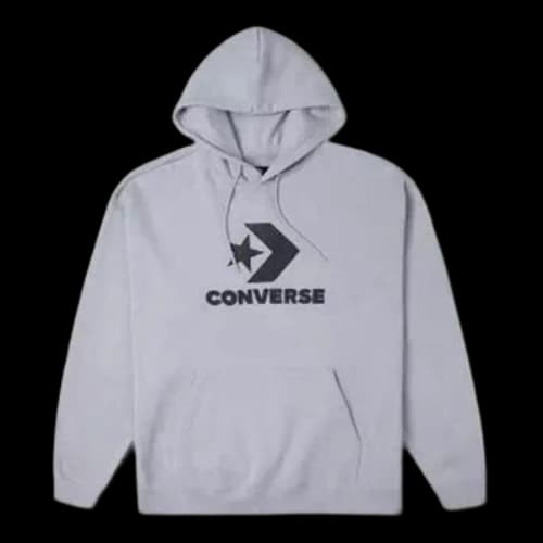 Converse Go-To Star Chevron Loose Fit Pullover Hoodie 'Grey'