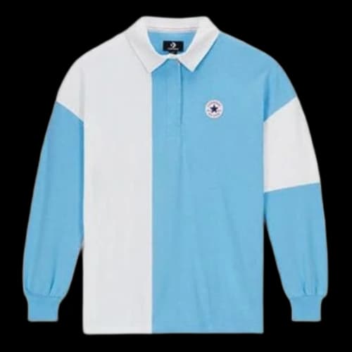 Converse Retro Rugby Shirt 'Light Blue White' (Women's)