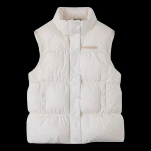 Converse Synthetic Super Puffer Vest 'Cream White' (Women's)