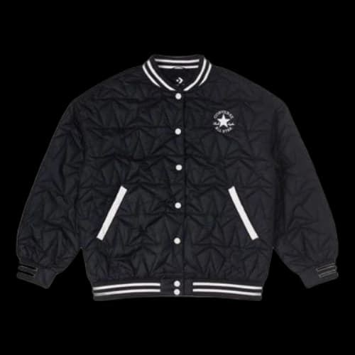 Converse RPC Padded Baseball Bomber Jacket Asia Sizing 'Black White' (Women's)