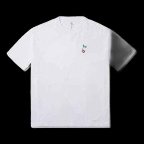 Converse Loose Fit Star Chevron Cherry Tee 'White'