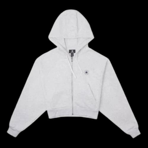 Converse Retro Chuck Full Zip Hoodie 'Grey' (Women's)