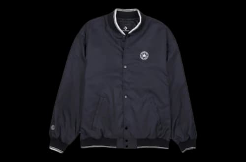 Converse Logo Baseball Jacket 'Black'
