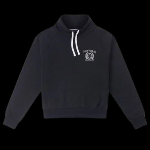Converse Retro Chuck Taylor Mock Neck Pullover 'Black' (Women's)