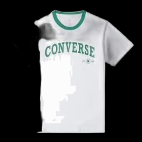 Converse Retro Chuck Arch T-Shirt 'White Green' (Women's)